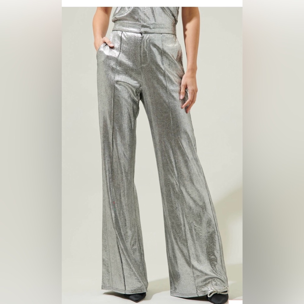 Silver Sugarlips Women's Wide-Leg Pants